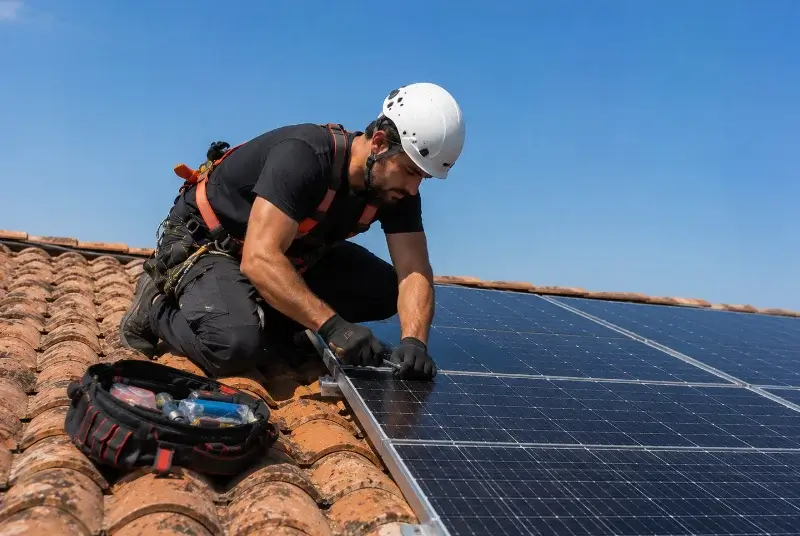 Maintenance et monitoring de panneaux solaires à Lugon-et-l'Île-du-Carnay